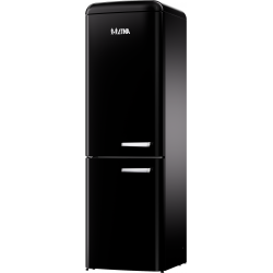 KVV793LZWA Combinaison réfrigérateur/congélateur rétro (194 cm à gauche) Noir 