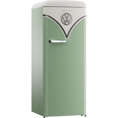 Retro koelkast met vriesvak (154 cm), Special Edition groen  Etna