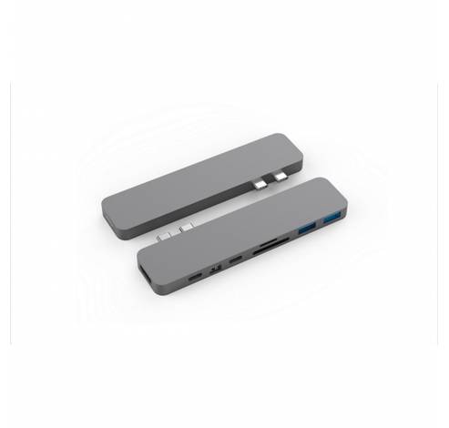 Pro hub voor USB-C Space Gray  Hyper