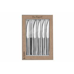 Lou Laguiole LOU LAG JET SABLE SET MAGNET 6 STEAKMES 