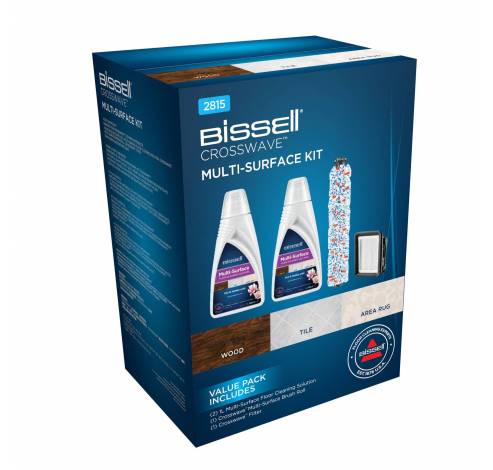 Crosswave Cleaning Pack (2x1789 + borstel + filter)  Bissell