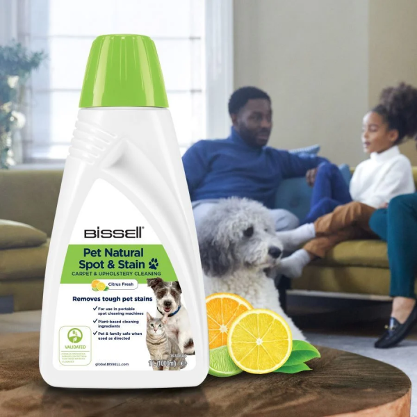 Natural Spot & Stain Pet Portable Carpet Cleaning Solution 1L 