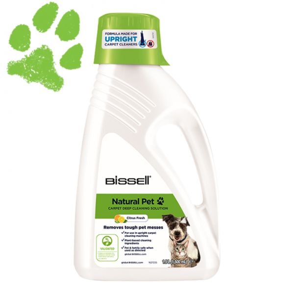 Natural Wash & Refresh Pet Upright Carpet Cleaning Solution 1.5L 