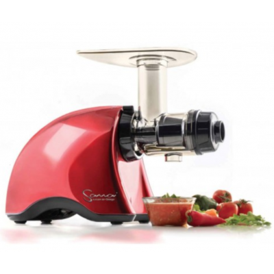 Sana slowjuicer horizontaal rood EUJ707R Omega