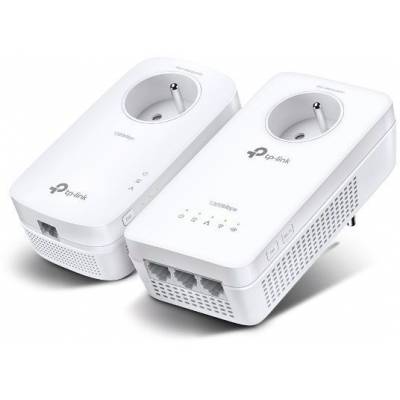 AV1300 Gigabit Powerline ac Wi-Fi Kit met Stopcontact  TP-link