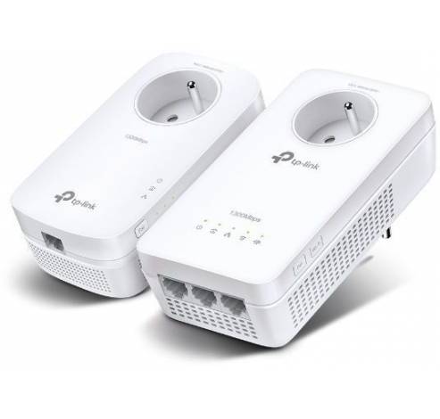 AV1300 Gigabit Powerline ac Wi-Fi Kit met Stopcontact  TP-link