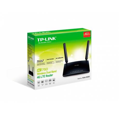 Archer MR200 AC750 Draadloze Dual-band 4G-LTE-router  TP-link