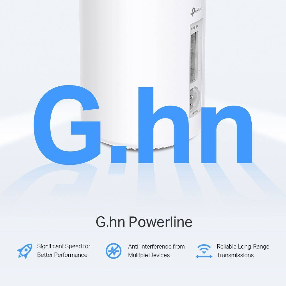 TP-link WiFi-repeater AX3000 + G1500 whole home powerline mesh wifi 6-systeem
