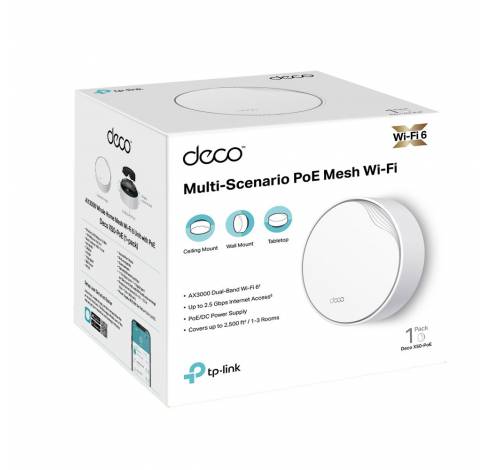 AX3000 whole home mesh wifi 6-systeem met PoE  TP-link