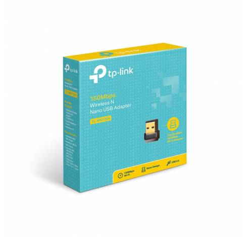 150 Mbps Wireless N Nano USB-adapter  TP-link