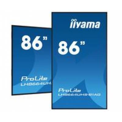 Prolite 86inch 4K UHD professional digital signage display with advanced control and connectivity options  Iiyama