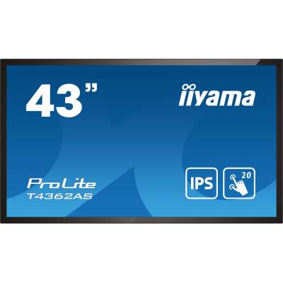 Prolite 43inch Alles-in-één PCAP interactief display geïnspireerd door technologie en ontworpen voor creatieve ruimtes en delen  Iiyama
