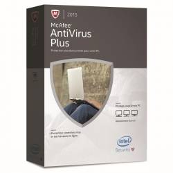 McAfee Anti-Virus Plus 2015 3 PC's FR 