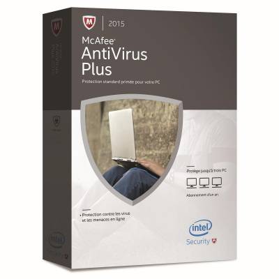 Anti-Virus Plus 2015 3 PC's FR  McAfee