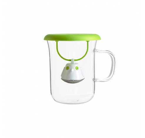 Birdie Swing Nest infuseur à thé avec tasse vert 400ml  QDO