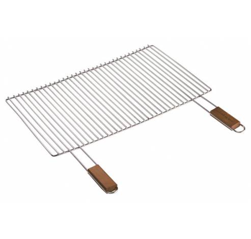 BARBECUEGRILL 2 HV 67X40CM CHROME  Cook'In Garden