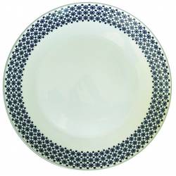 Images d'Orient Plate KAOKAB, Jade porcelain, 26.7cm 
