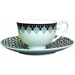 Images d'Orient Cup & Saucer SAFRA, Jade porcelain, 90ml 