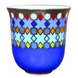 Images d'Orient Coffee Cup SURSOCK VITRAIL, porcelain, 90ml 