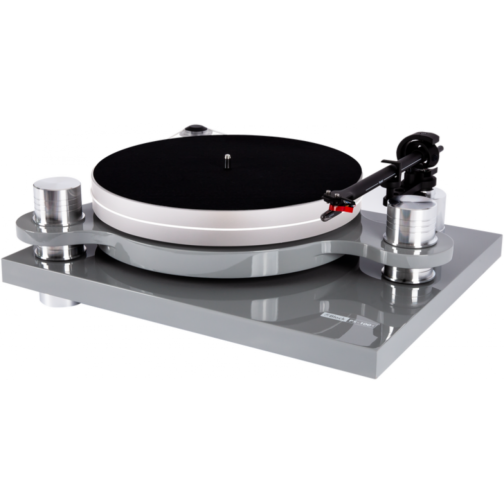 PS-100+ high-end-turntable silver 