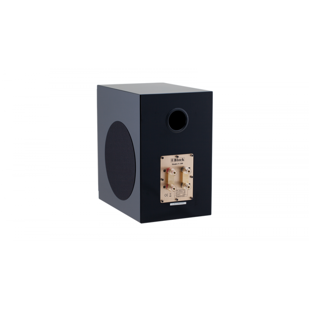 Block Luidspreker S-100 speaker black (pair)