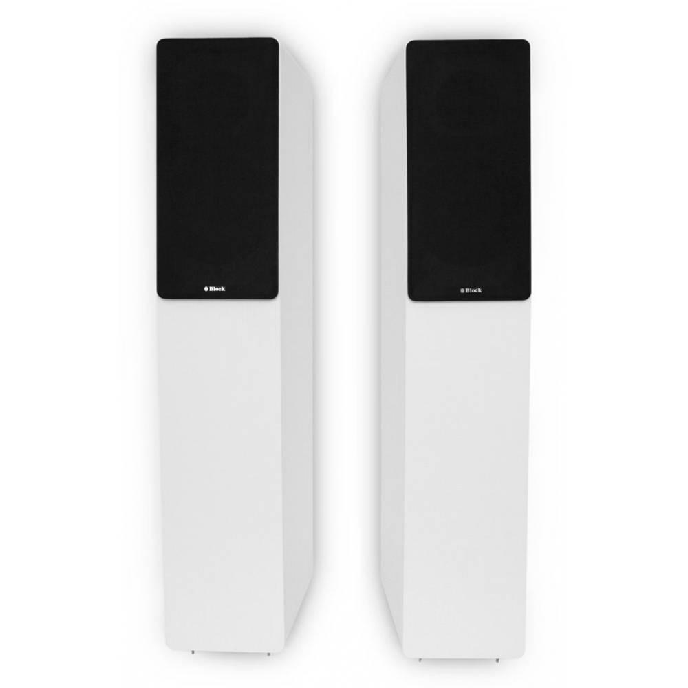 Block Luidspreker SL-250 floorstand speaker White