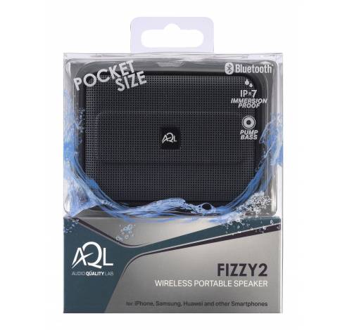 Fizzy2 mini luidspreker BT zwart  AQL
