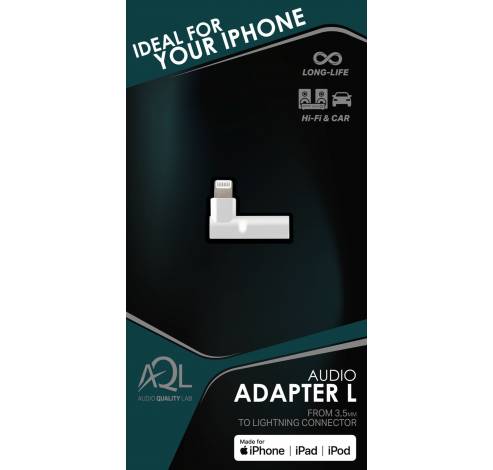 Adapter 3.5mm jack to lightning MFI wit  AQL