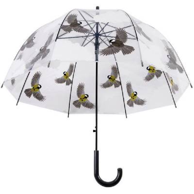 Paraplu transparant 2-zijdig vogels  Esschert Design
