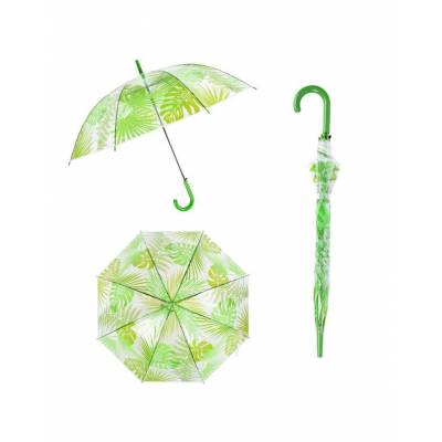 Paraplu transparant jungle bladeren  Esschert Design