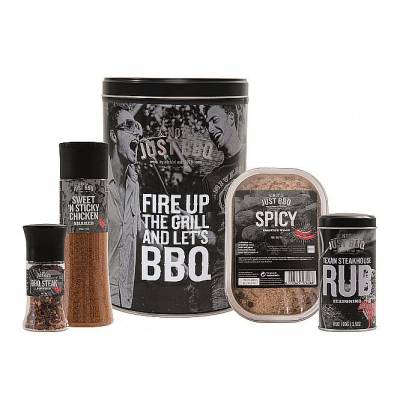 GIFTSET FIRE UP THE GRILL BEWAARBLIK  Not Just BBQ