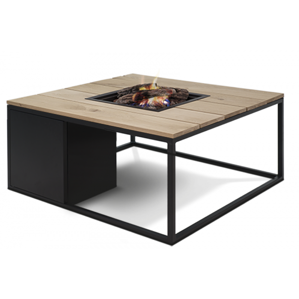 COSILOFT BLACK/TEAK 100X100X47CM COSILOFT BLACK/TEAK 100X100X47CM