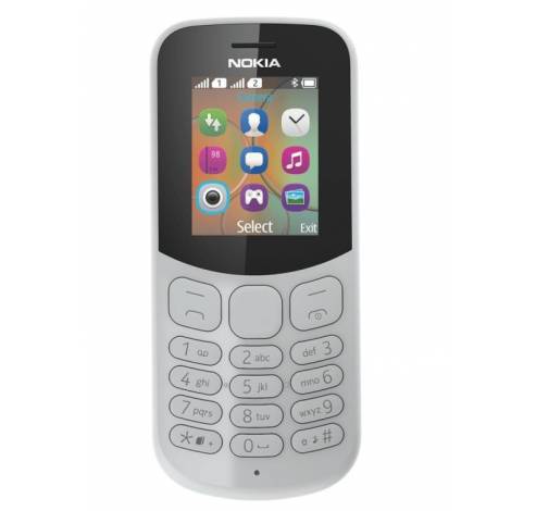 Nokia 130 Pay&Go+ Box White/Grey+sim  Nokia Proximus