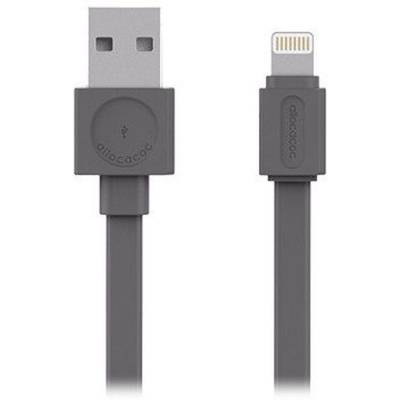 USB Cable Lightning Basic Grey  Allocacoc