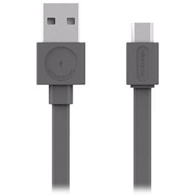USB Cable MicroUSB Basic Grey  Allocacoc