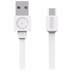 Allocacoc USB Cable MicroUSB Basic White 