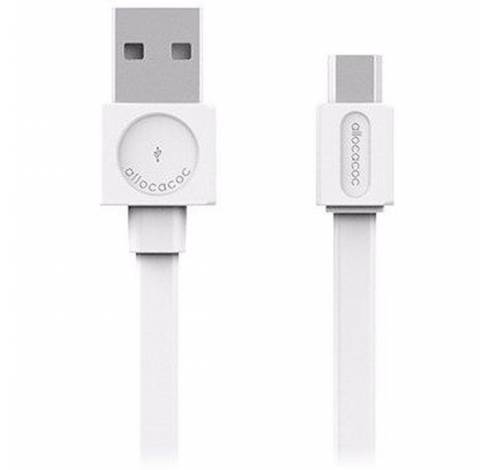 USB Cable MicroUSB Basic White  Allocacoc