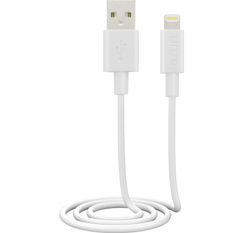 Autolader Met Apple Lightning Connector - Wit  Azuri