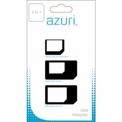 Azuri Simcard Adapter 3 In 1 (Sim - Microsim - Nanosim) 