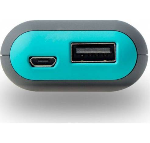 Powerbank met USB poort - 4.000 mAh Blauw/grijs  Azuri