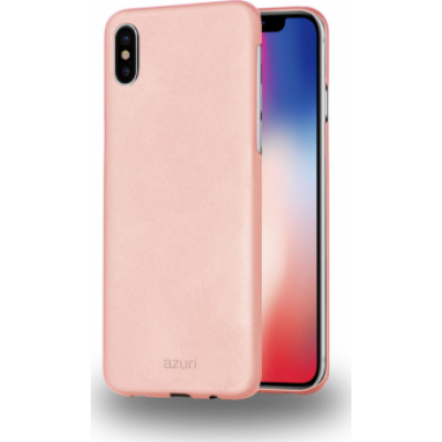 metallic cover iPhone x pink  Azuri