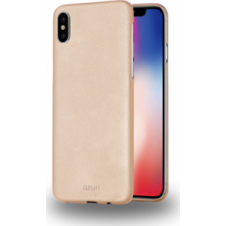 Azuri metallic cover iPhone x gold 