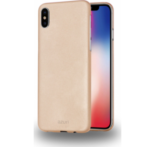 metallic cover iPhone x gold  Azuri