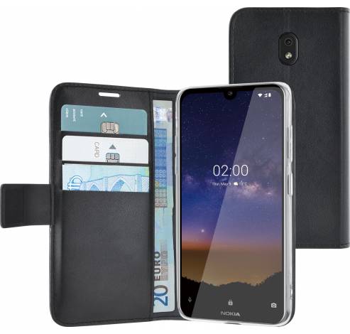 wallet case noir nokia 2.2  Azuri