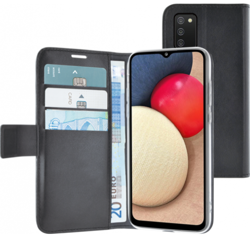 Wallet case Samsung Galaxy A02S black  Azuri