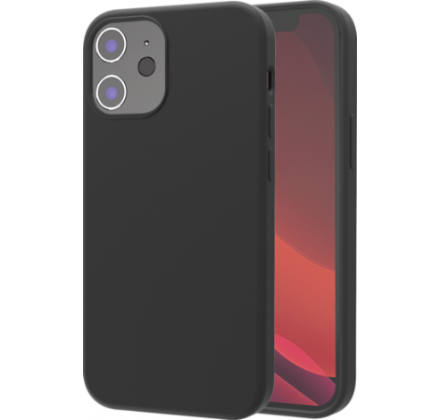 Liquid silicone cover iPhone 12 mini black  Azuri