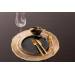 CAPELINNI Placemat 38 cm gold/brown 