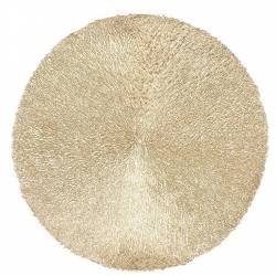 CAPELINNI Placemat diameter 38 cm Gold 