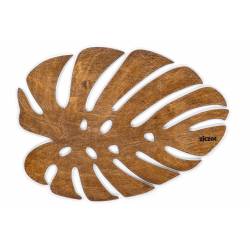 Placemat BIRCH Monstera 33x45cm walnut 