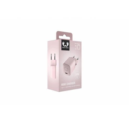  USB-C Mini Charger 20W PD Smokey Pink  Fresh 'n Rebel